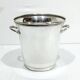 Silver-plated champagne bucket with fluting