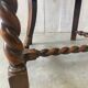 Antique chair with caning