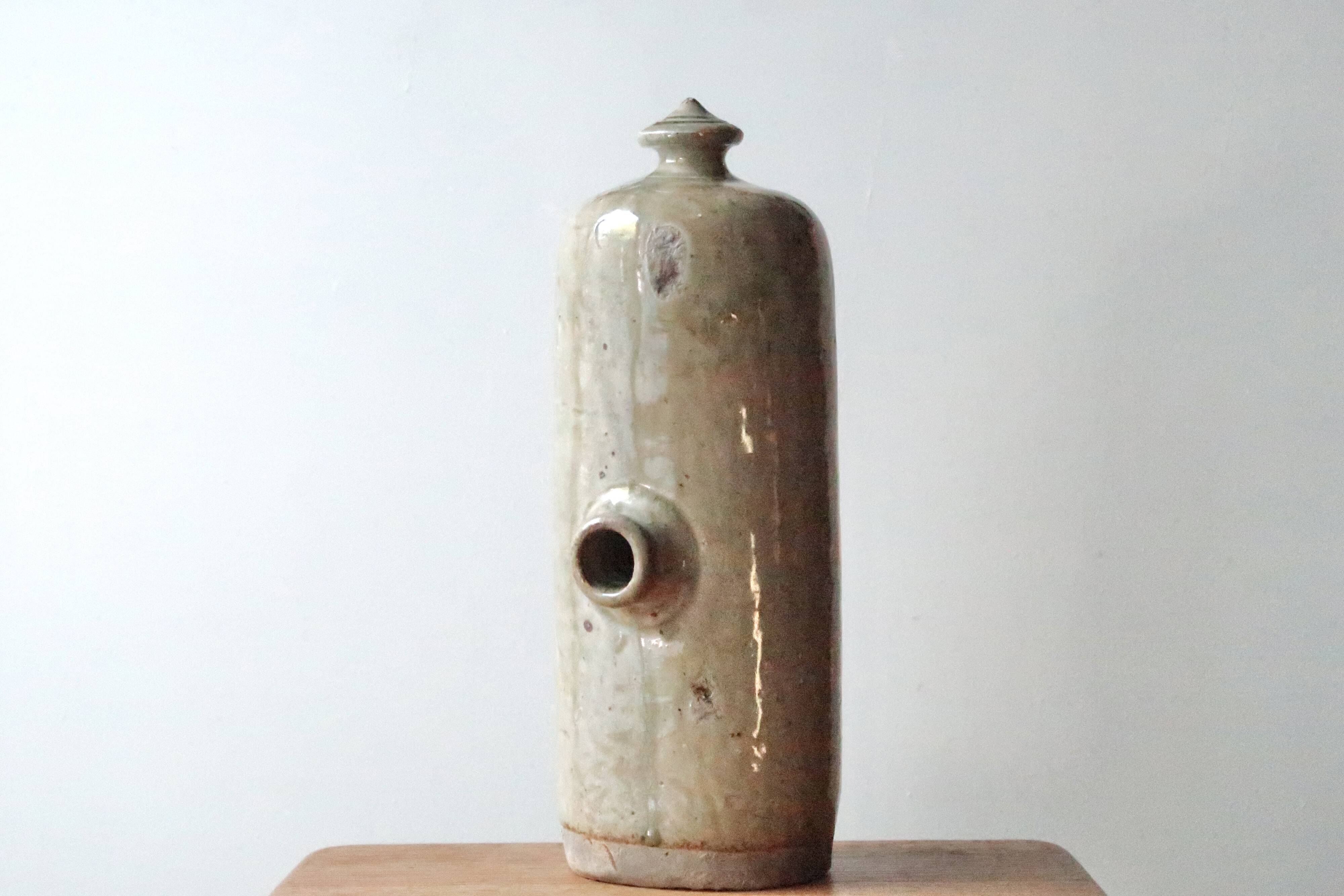 Sandstone bottle, La Borne, 50s