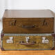 Old suitcase -vintage travel trunk
