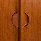 Poul Cadovius extra-large teak wall unit for Cado, 1960s.