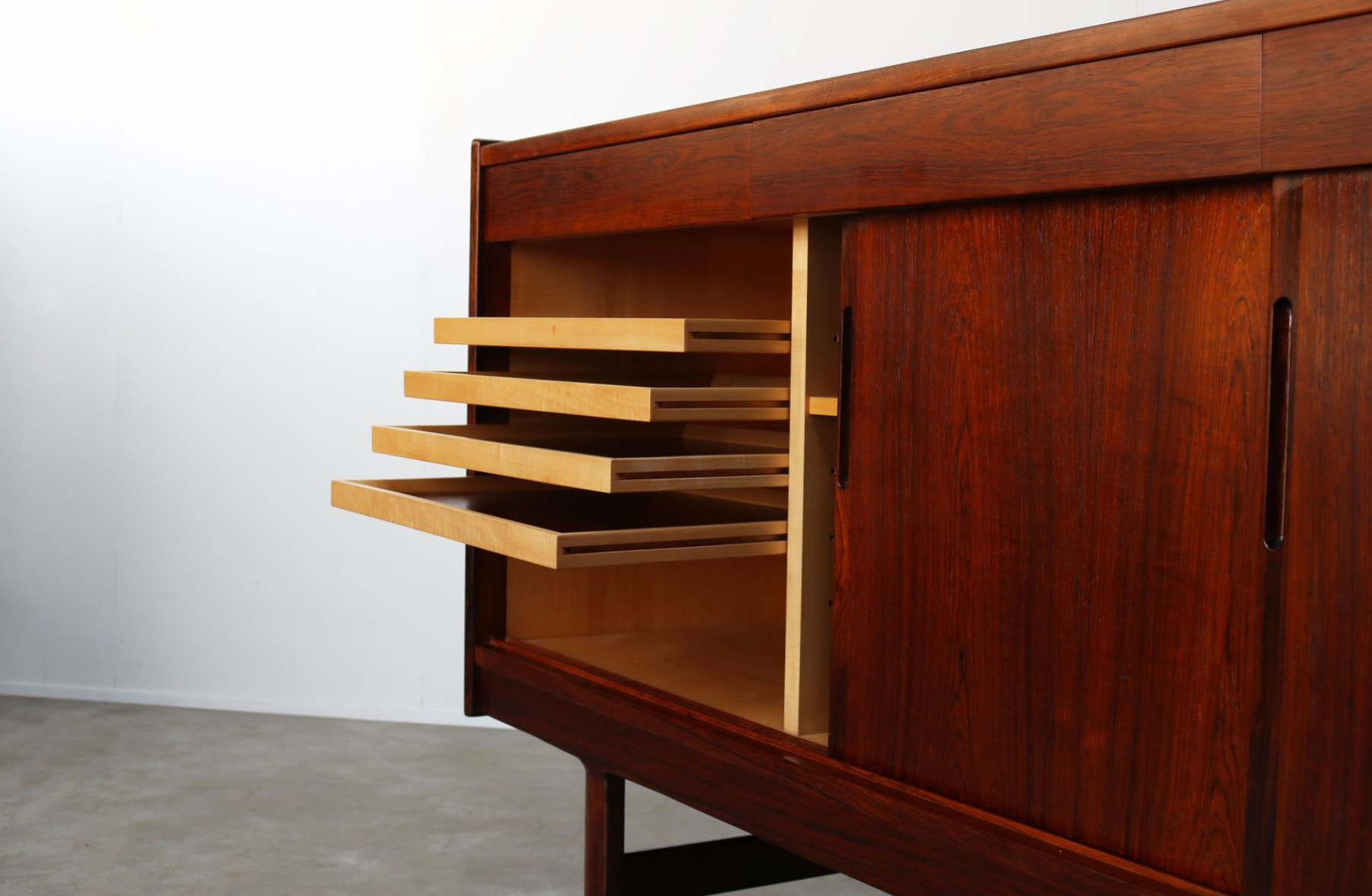 Westnofa Norway 1950s rosewood credence