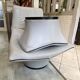 Mantis leather lounge chair ottoman footrest Gerard Van Den Berg 1970