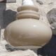 Suspension en opaline taupe