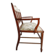 Antique Edwardian Two-Seat Mahogany Canapé with Marquetry