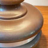 Ceramic lamp with aluminum rim 70s