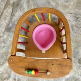 Chair fauteuil enfant vintage in bois by Baumann 1950