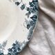 2 flat ironstone plates “Marie Louise” Saint Amand and Hamage
