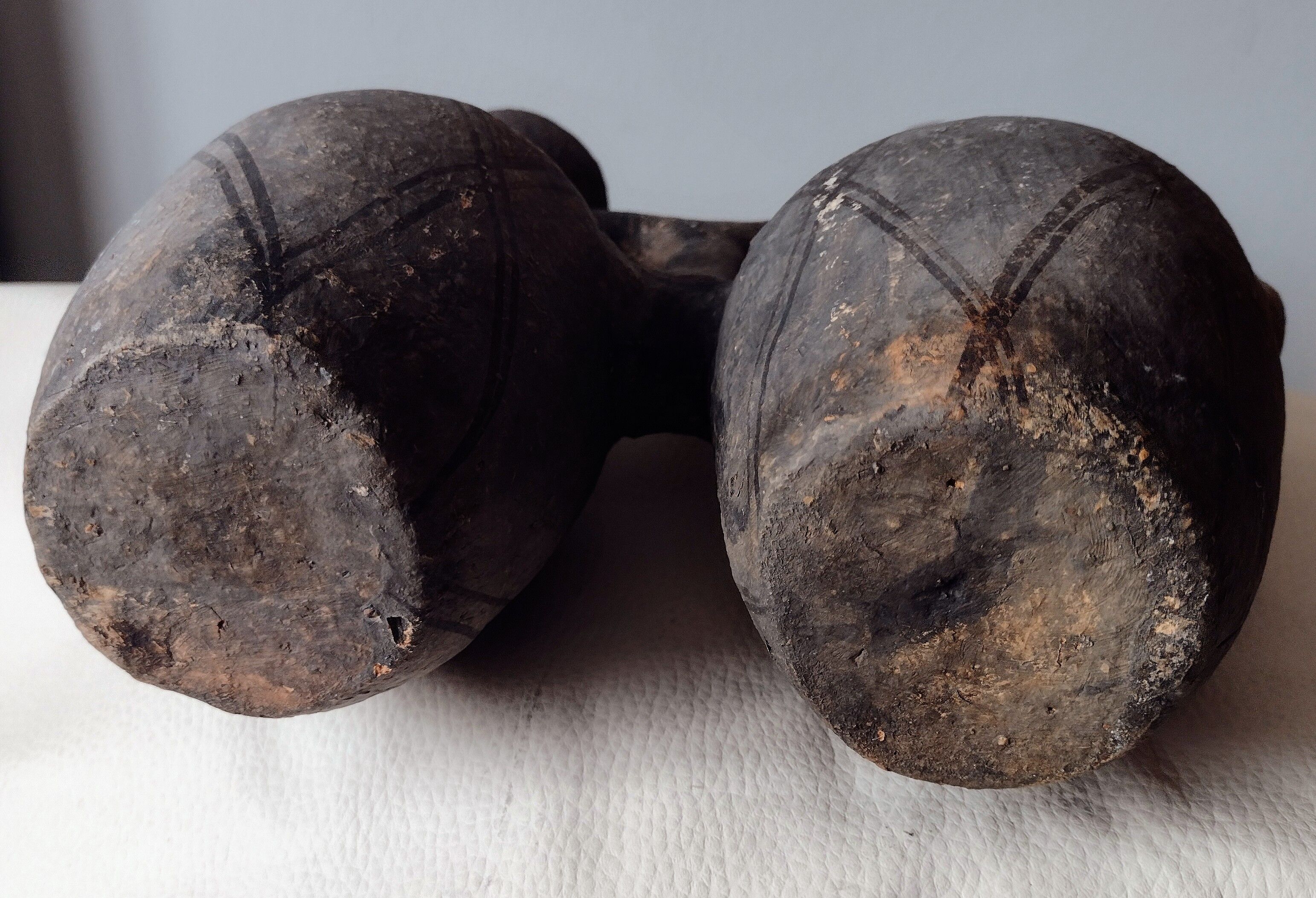 Antique berber double vessel