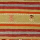 6x12 Soft Orange & Red Turkish Kilim Rug, 180x340Cm