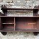 Antique mahogany wall cabinet/shelf