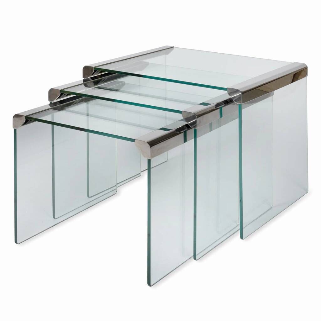 A set of three nesting tables called T35, by Pierangelo Gallotti