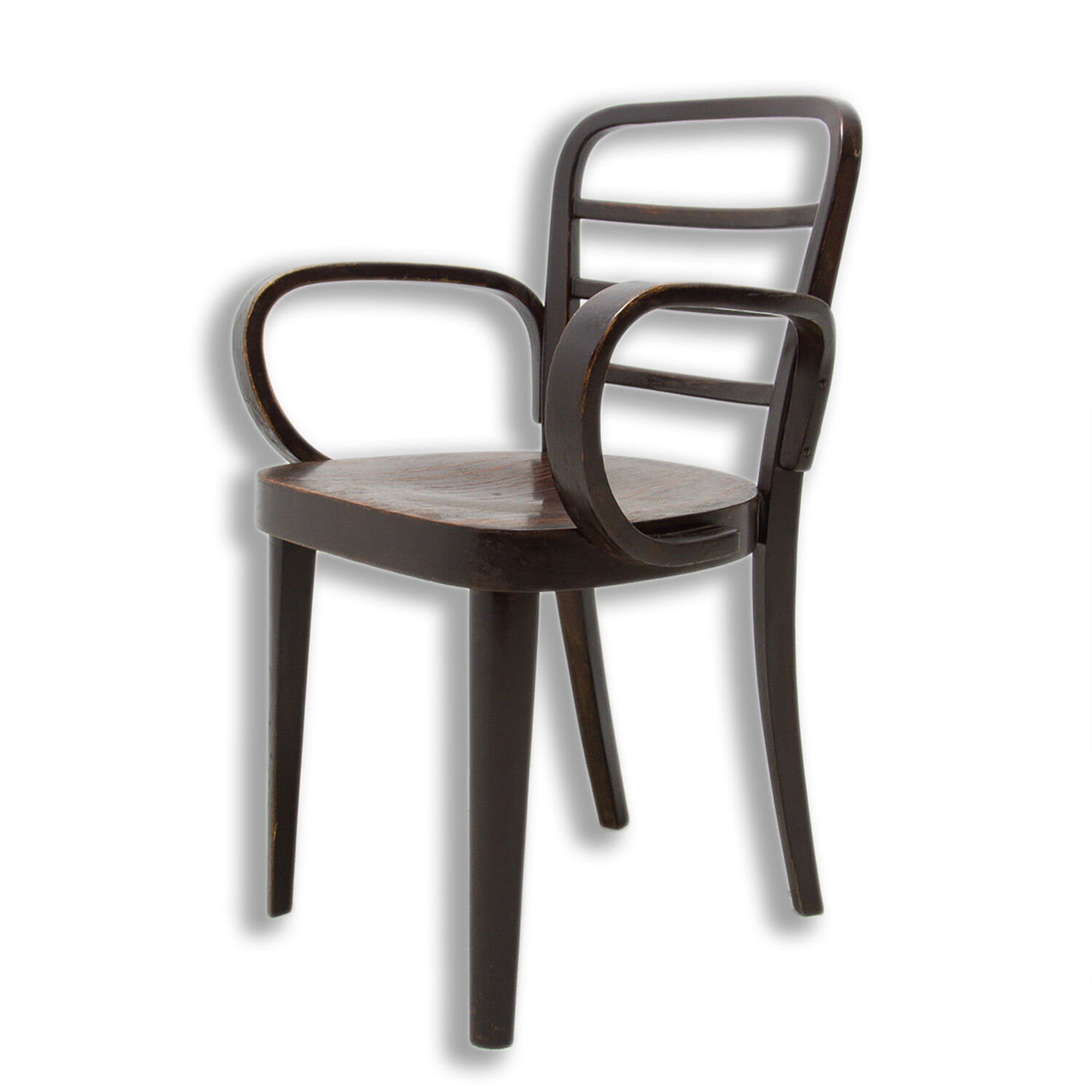 Art deco writing desk chair, 1930, bohemia