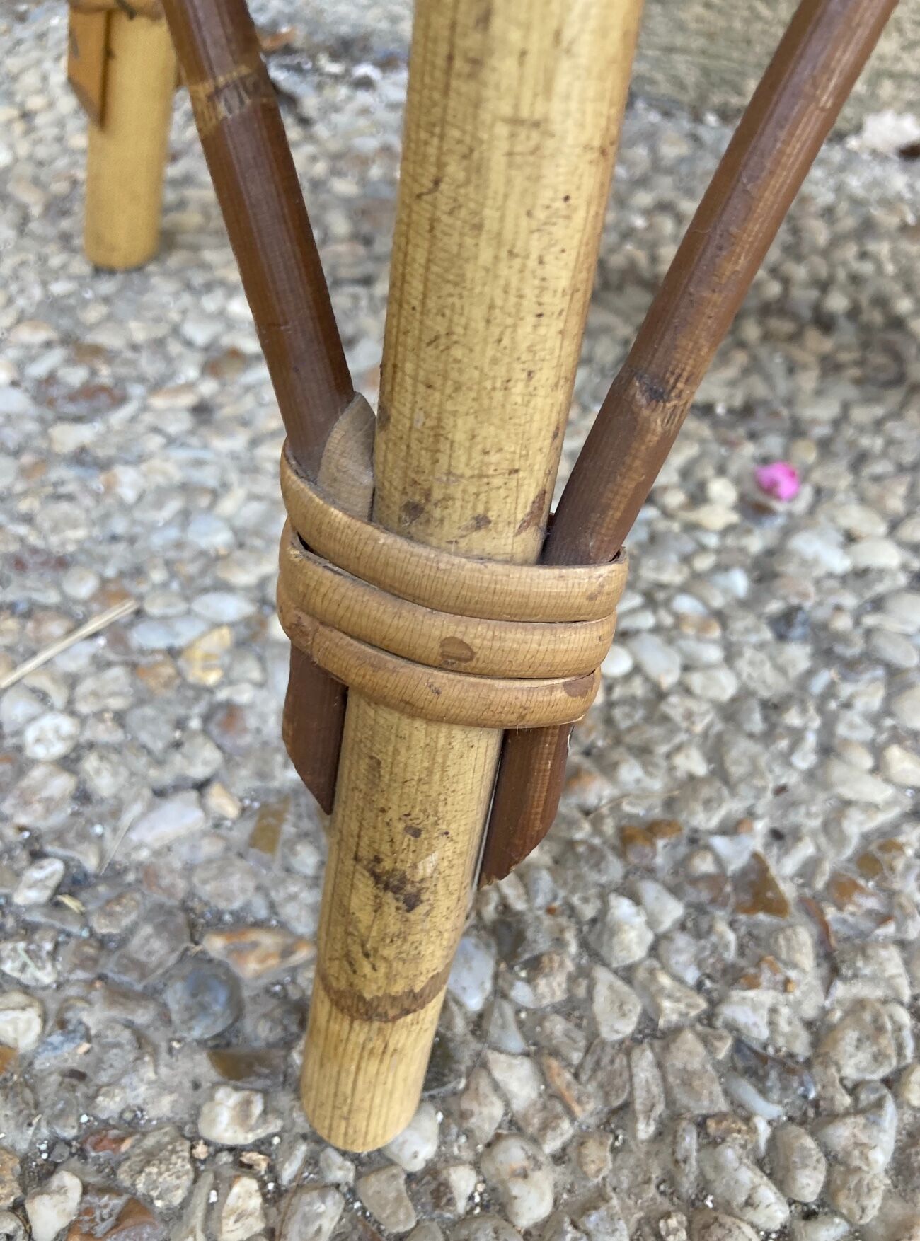 Vintage rattan worker