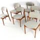 Set of 6 Erik Buch chairs for O.D. Møbler model 49 'Bur' - Danish design
