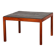 Table basse vintage en bois et ardoise, 1970