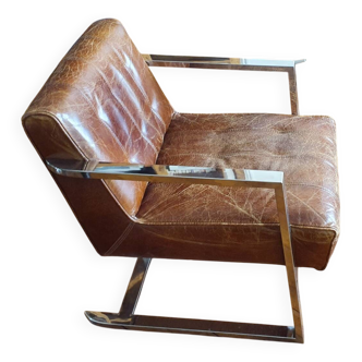 Fauteuil en cuir