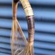 Woven wicker Japanese flower basket • Suruga Sensuji style
