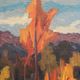Original Swedish Oil on Canvas – “Orust” by Gösta Arontzon – Signed – Dated 1971 – Vintage & Framed – 58 × 49 cm