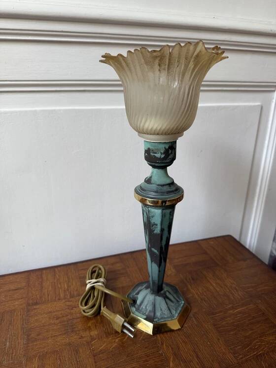Art Deco Tulip Lamp
