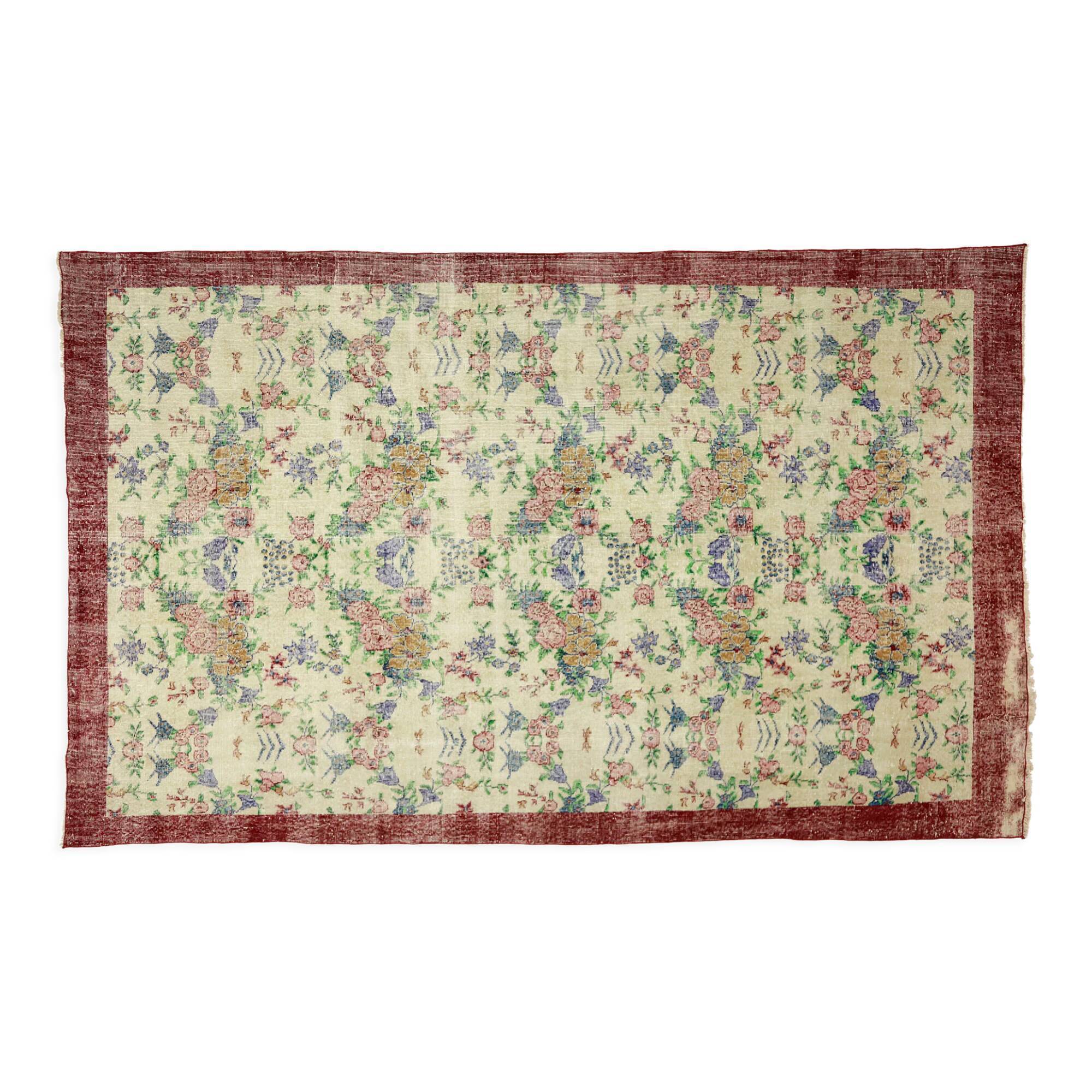 Tapis vintage anatolien fait main 322 cm x 198 cm