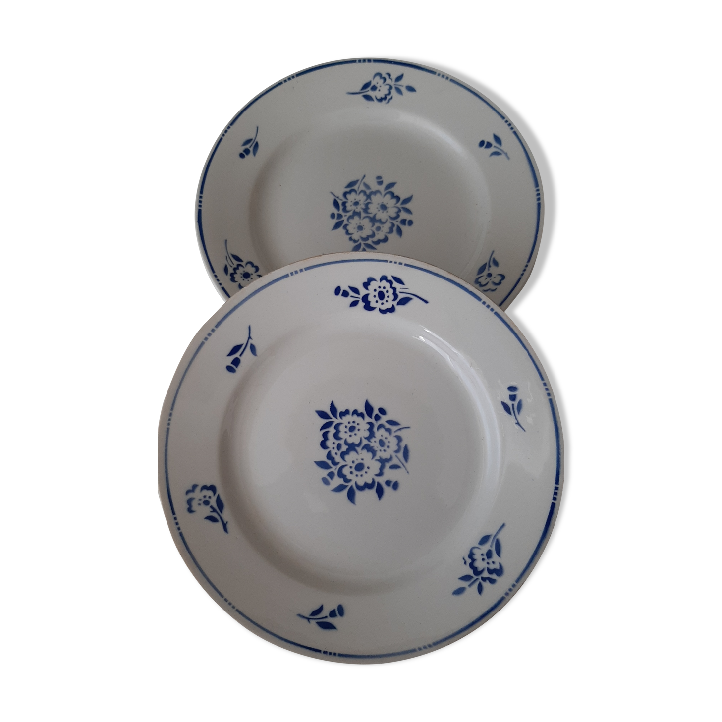 Lot of 2 retro plates