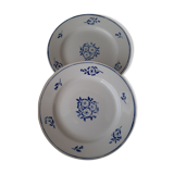 Lot of 2 retro plates