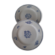 Lot de 2 assiettes rétro