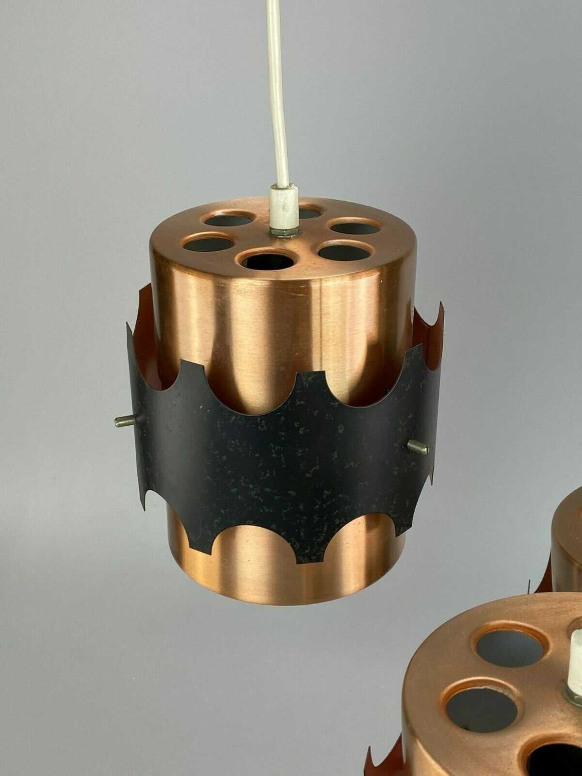 60s 70s lamp light ceiling lamp cascade lamp metal space age design