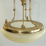 Glass and brass / vintage suspension
