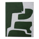 Toile abstraite organic vert 100x80cm par Bodasca