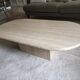 Table basse en travertin