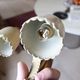 3 wall lamp, lily of the valley, from the 40s, vintage