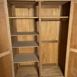 Parisian wardrobe in solid oak
