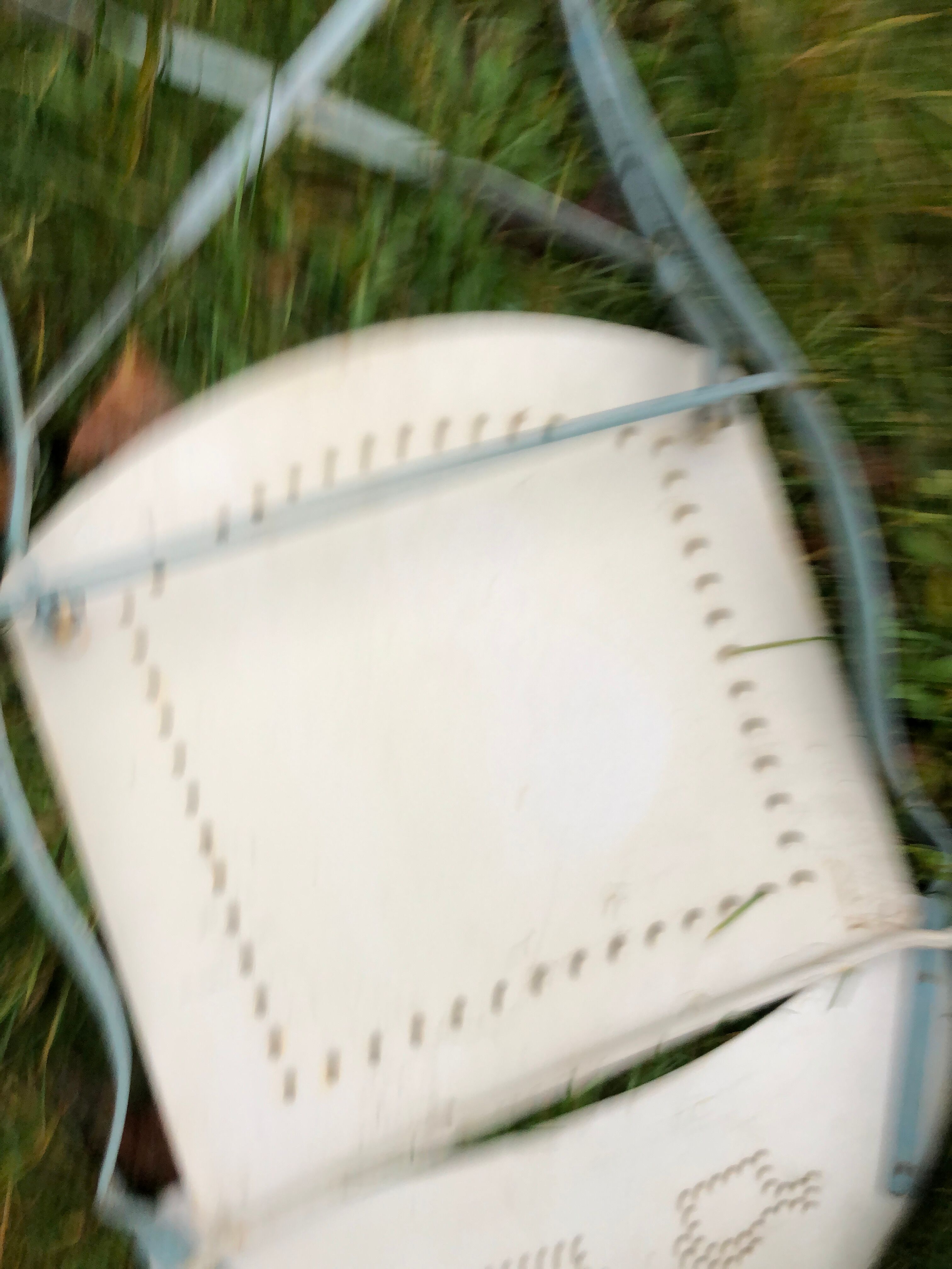 Metal folding garden chairs