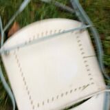 Metal folding garden chairs