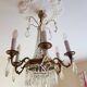 6-light hot air balloon chandelier with crystal pendants, late 19th century