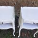 Paires de chevets 1 tiroir style Louis xv blanc