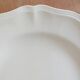 Set of 5 Sarreguemines ivory flat plates