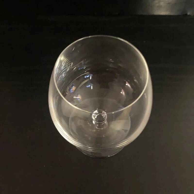 Crystal cognac glasses