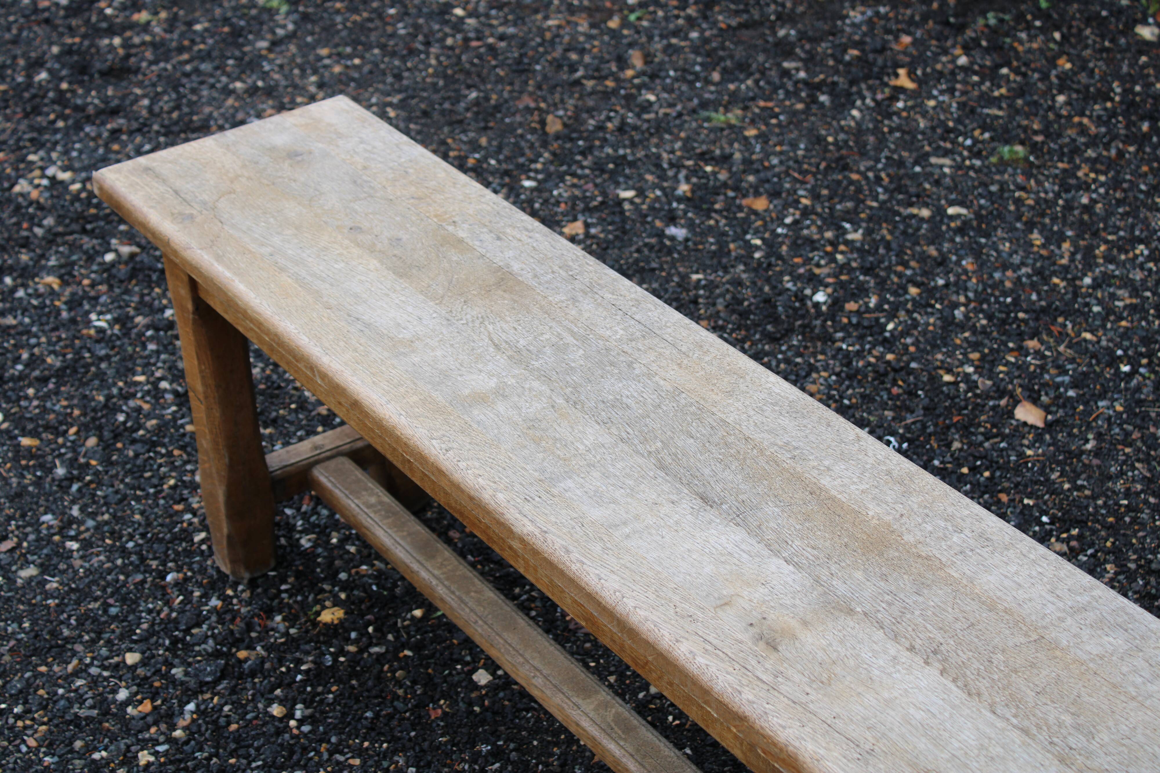Wooden bench