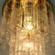 limburg mid century CEILING LIGHT ceiling fixture with 18 glass tubes