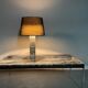 Brutalist Aluminium Table Lamp by Willy Luyckx for Aluclair. Belgium, 1960s
