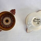 Henriot Quimper earthenware duo coffee service