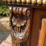 Showcase in walnut Louis XVI Style