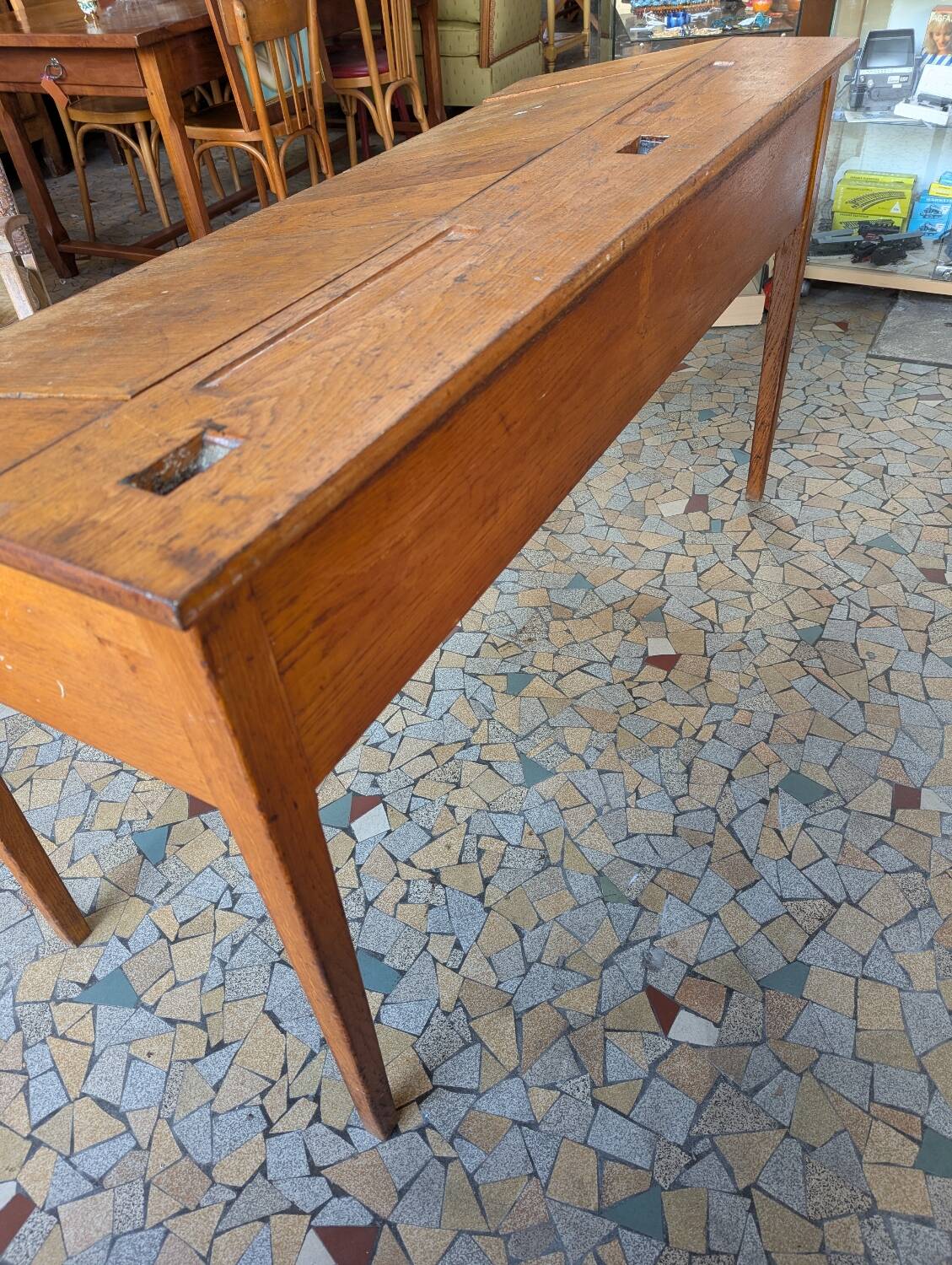 Double school desk