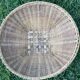 Large flat rattan basket