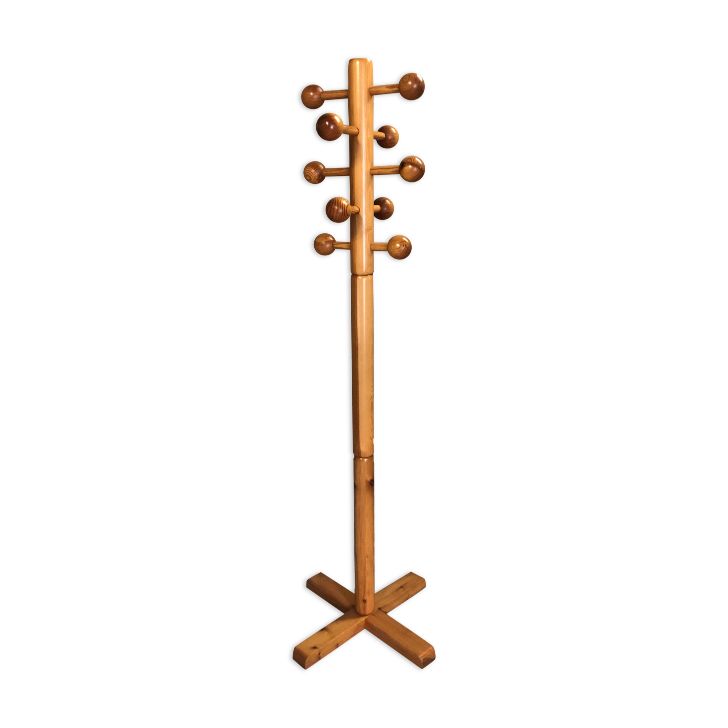 Porte manteau en pin massif design scandinave
