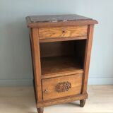 Bedside with marble 30s