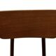 Vintage dining room chairs teak Topform design 60s Louis van Teeffelen